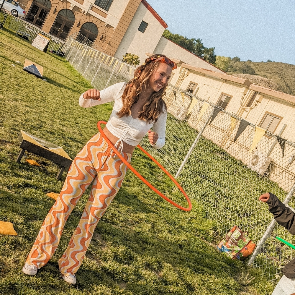 groovy flare pants